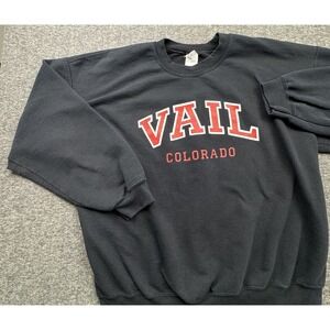 Vail‎ Colorado Ski Crewneck XL Sweatshirt Pullover Retro Vibe Snowboard Epic